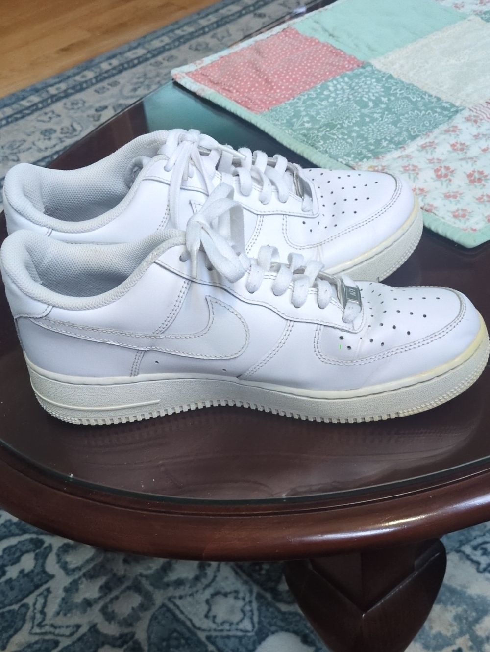 Nike Air Force One White Low-Top Athletic Sneakers